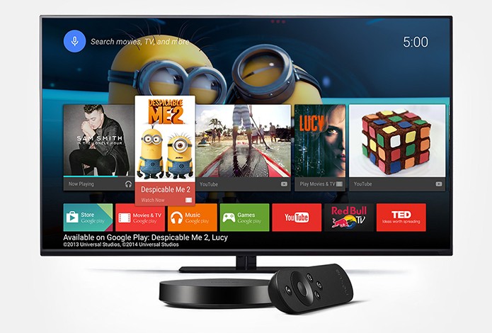 Nexus Player é um dispositivo do Google com Android TV (Foto: Reprodução/Google)