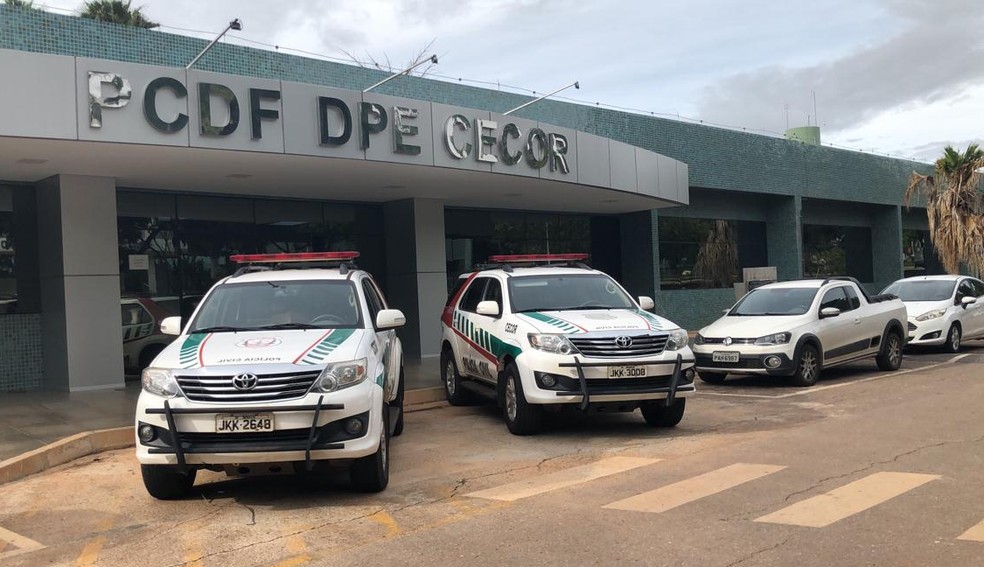 Divisão de Repressão a Facções Criminosas da Coordenação Especial de Combate à Corrupção e ao Crime Organizado da Polícia Civil do DF — Foto: Maria Fernanda Soares/TV Globo