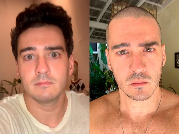Antes e depois de Marcos Veras (Foto: Reprodução/Instagram)
