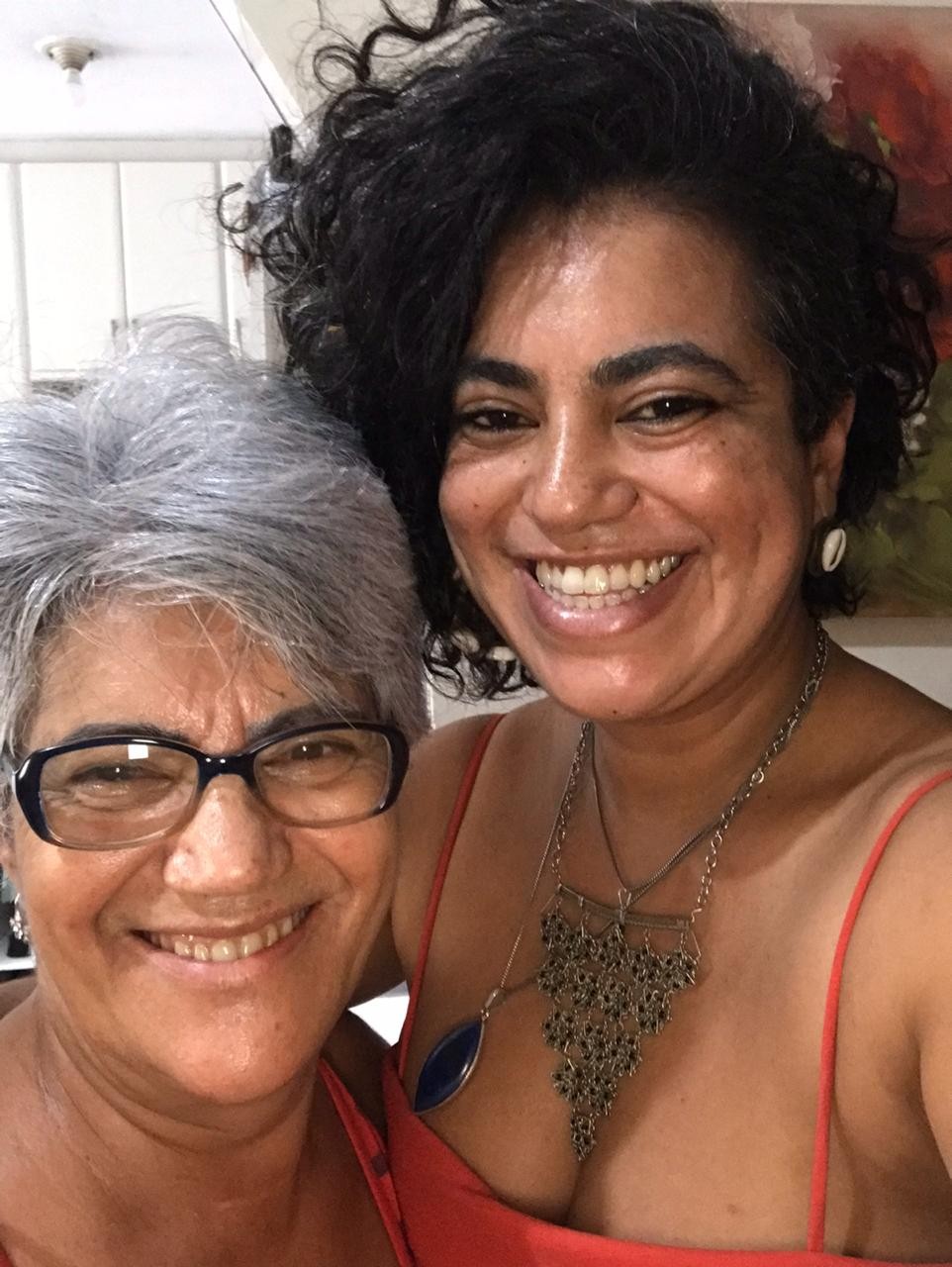 Silvana Martins e a mãe, Rita Costa (Foto: Arquivo Pessoal)