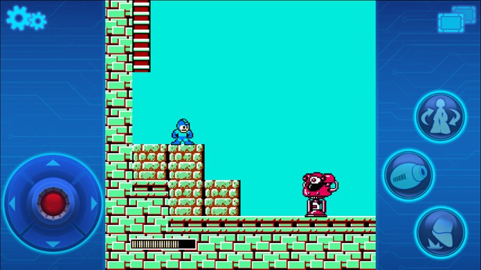 Mega Man Mobile vale a pena para matar a saudade do robozinho azul, mas a conversão tem alguns defeitos (Foto: Reprodução/Google Play)