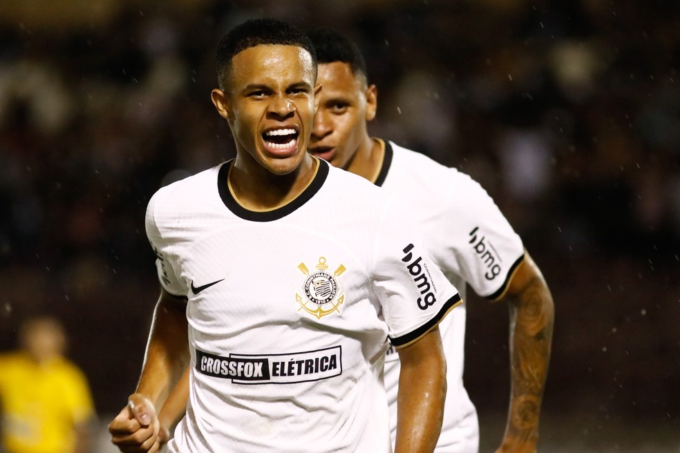 Pedro na estreia do Corinthians na Copinha — Foto: Rodrigo Gazzanel/Ag. Corinthians