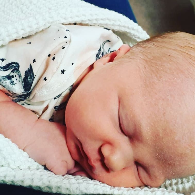 Poppy nasceu logo após o exame da mãe (Foto: Reprodução/ Instagram)
