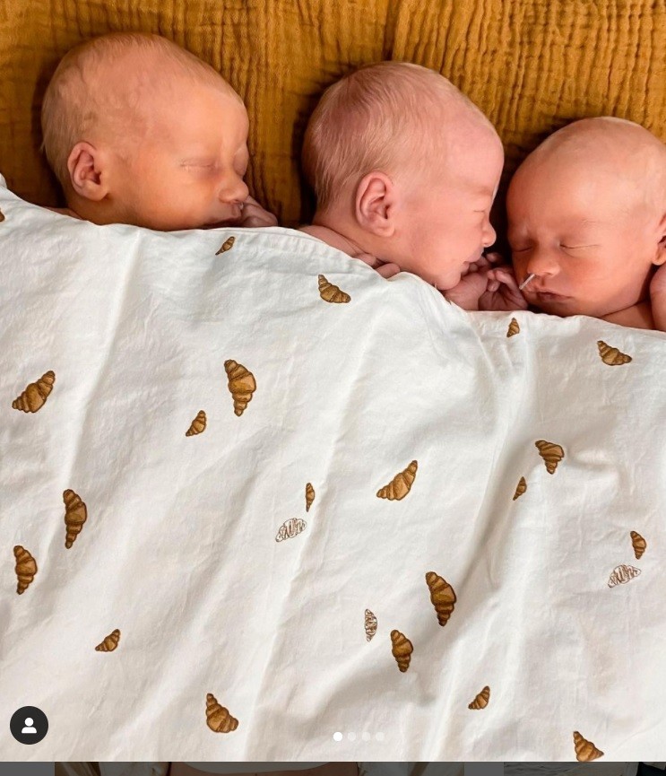 Bebês nasceram no último sábado (Foto: Reprodução Instagram )