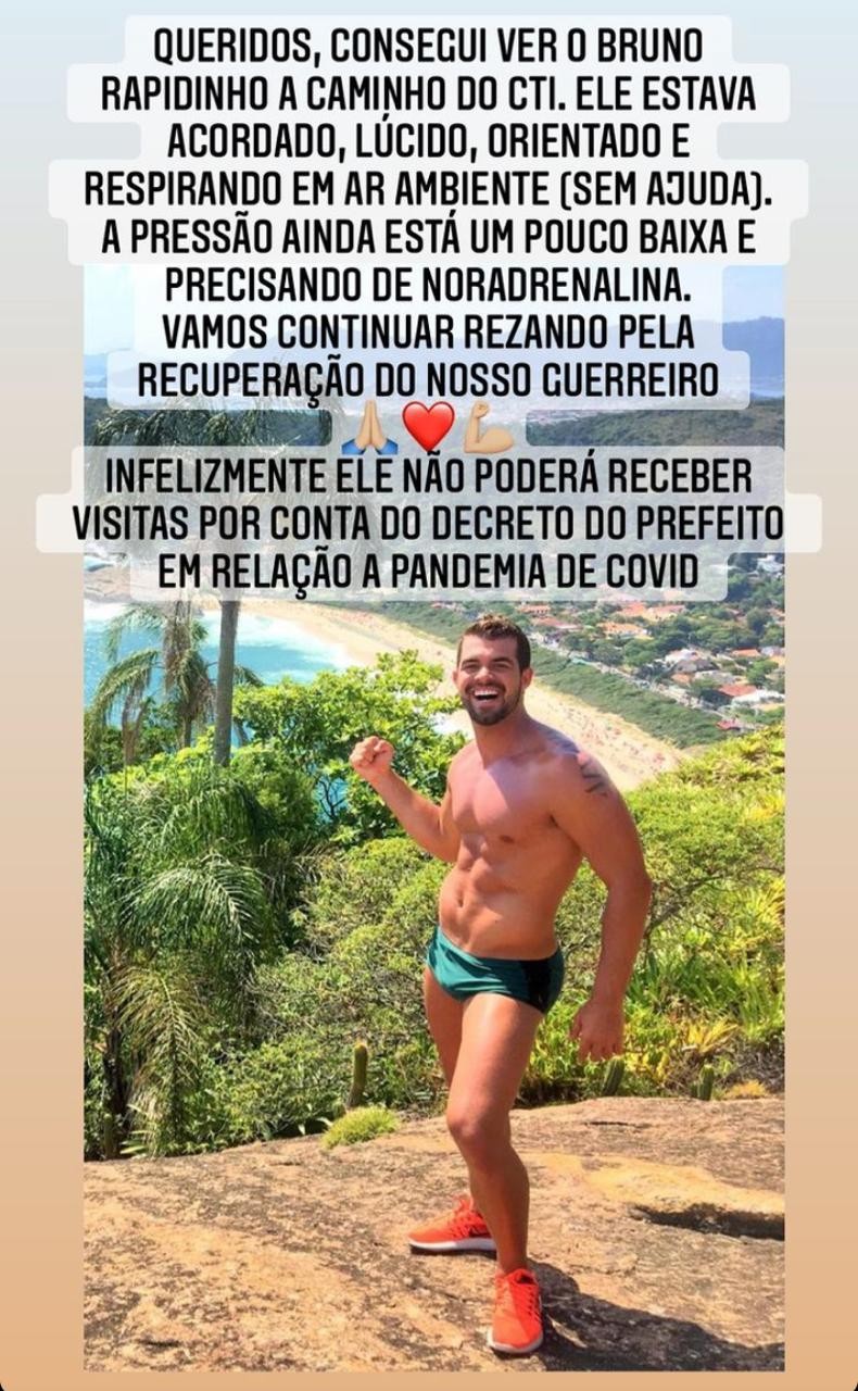 Post sobre Bruno Miranda (Foto: Reprodução/ Instagram)