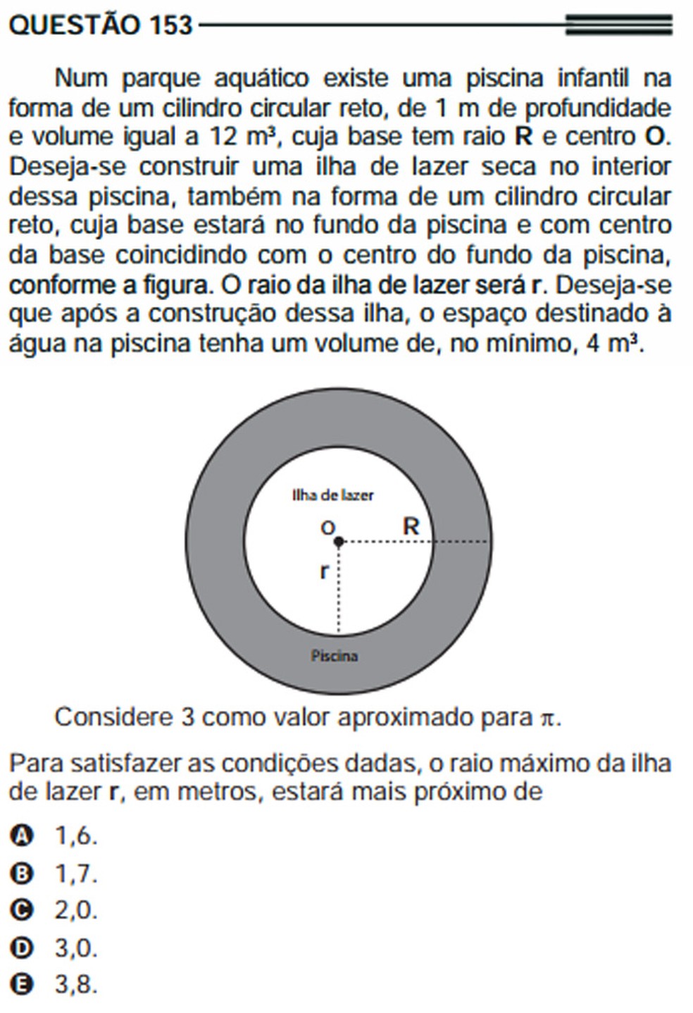 Questão do Enem 2013 (prova cinza) (Foto: Reprodução)