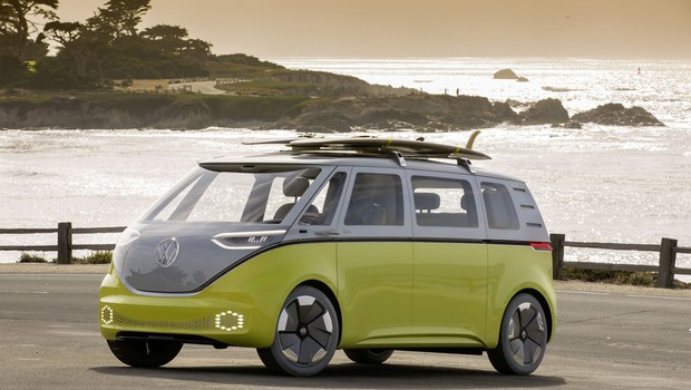 ID Buzz, projeto de van elétrica a ser lançada em 2022 pela Volkswagen (Foto: Divulgação/Volkswagen)
