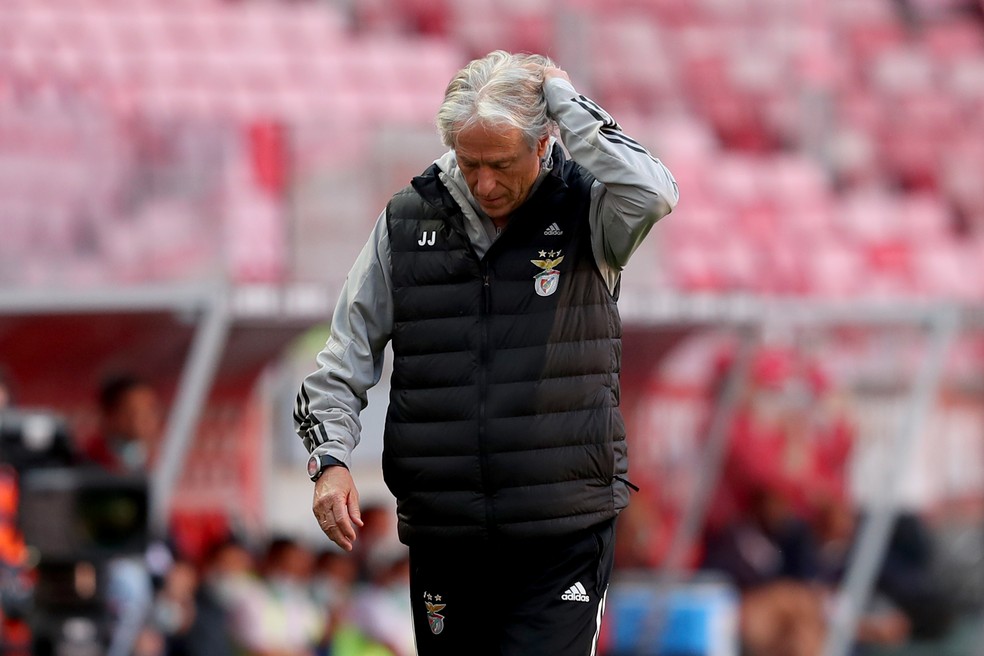Jorge Jesus pediu mais tempo antes de responder sobre proposta do Atlético-MG — Foto: Getty Images