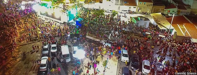 Abertura do carnaval de Macau em 2023 — Foto: Canindé Soares