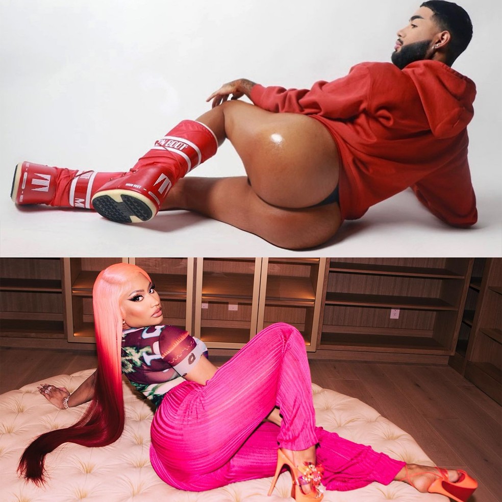 F&atilde; de Nicki Minaj gasta US $ 50 mil para ter o bumbum parecido com o dela &mdash; Foto: Reprodu&ccedil;&atilde;o / Instagram
