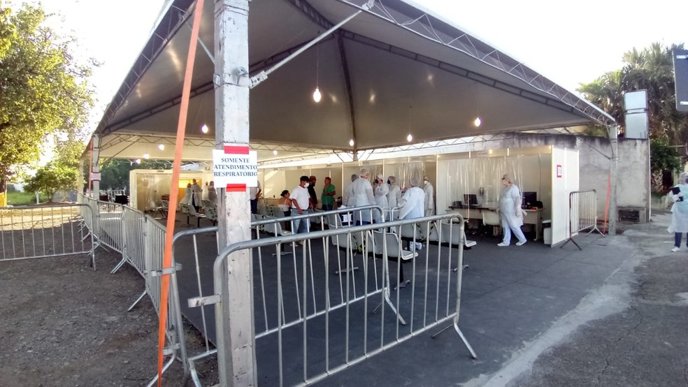 Centro de Triagem do Coronav&iacute;rus em Piracicaba &mdash; Foto: Divulga&ccedil;&atilde;o/Prefeitura de Piracicaba