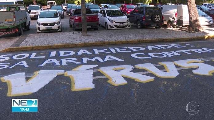 Frases De Solidariedade E Esperanca Sao Pintadas Em Ruas Do Recife Por Causa Do Novo Coronavirus Pernambuco G1