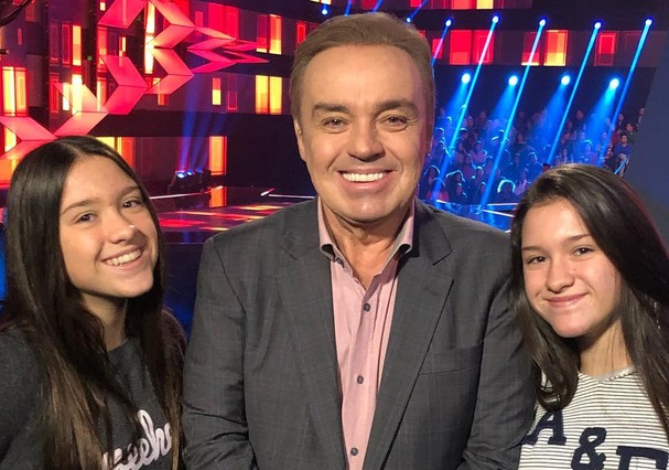 Gugu Liberato e as filhas (Foto: Instagram)