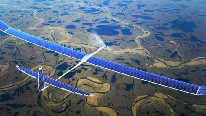 Drone da Titan será usado para transmitir Internet 5G do Google (Foto: Reprodução/Titan Aerospace)