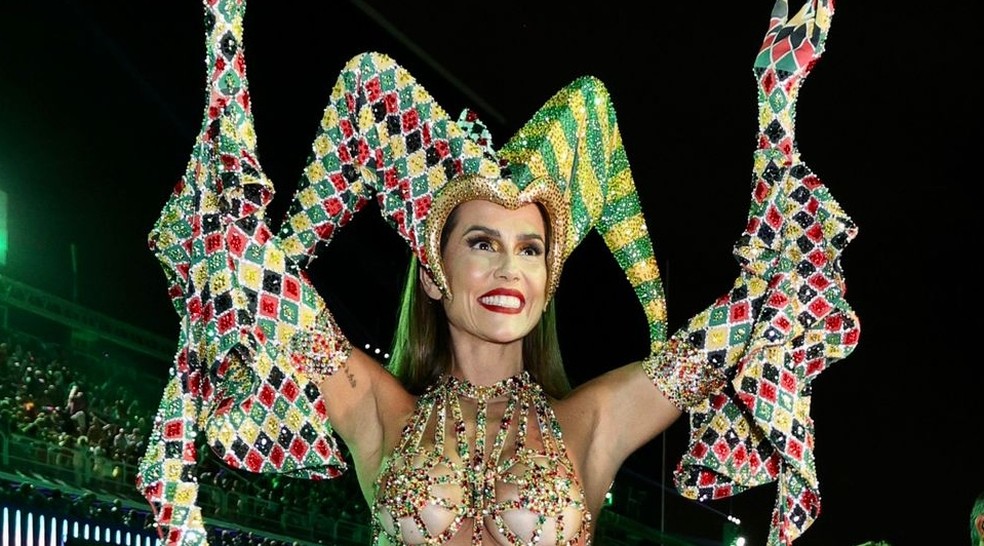 Deborah Secco no Camarote Quem — Foto: Rafael Cusato