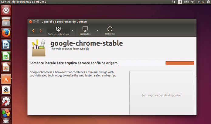 Instale o Chrome para Linux (Foto: Reprodução/Paulo Alves)