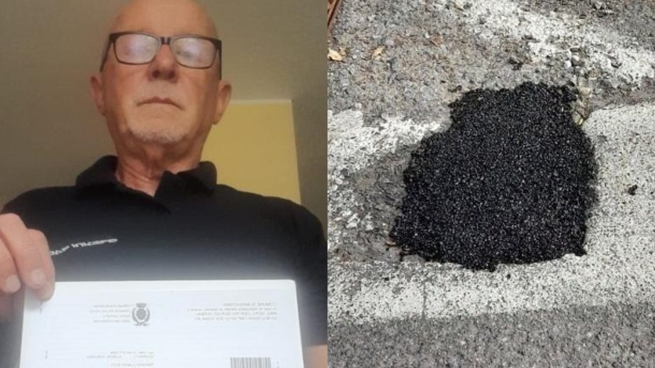 Homem de 72 anos recebe multa de R$ 4,7 mil por consertar buraco em rua na Itália