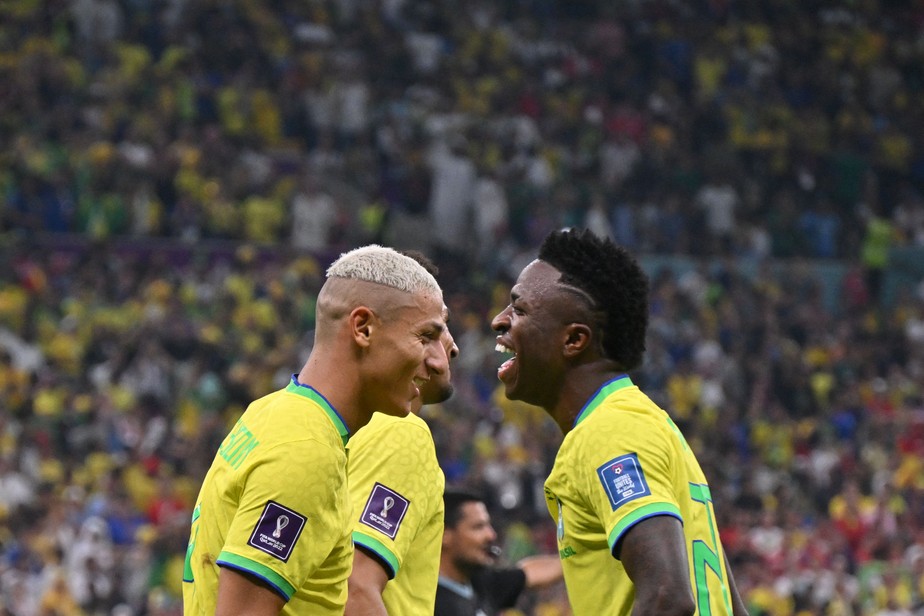 Richarlison e Vini Jr.: esperança de renovação para a seleção brasileira