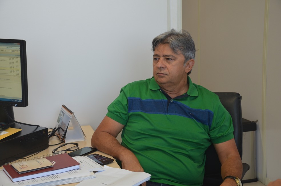 Aldeone Abrantes, presidente do Sousa, garante que o clube estará nas semifinais independente do resultado da repescagem (Foto: Hévilla Wanderley / GloboEsporte.com/pb)