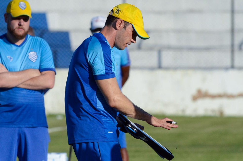 Técnico disse que já vem monitorando o Náutico desde 2020 — Foto: Augusto Oliveira/ASCOM CSA