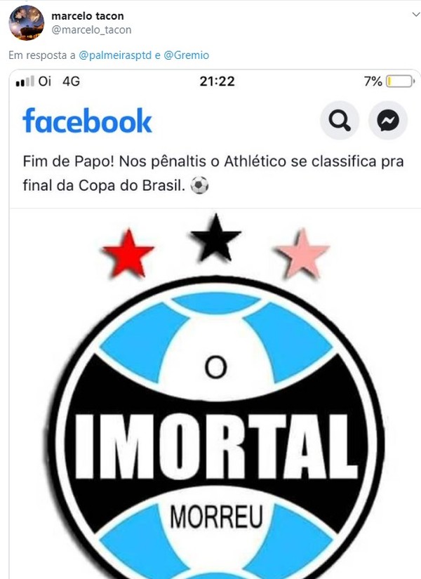Ingressos De Carol Portaluppi E Melhor Futebol Do Brasil Os Memes Da Eliminacao Do Gremio Gremio Ge