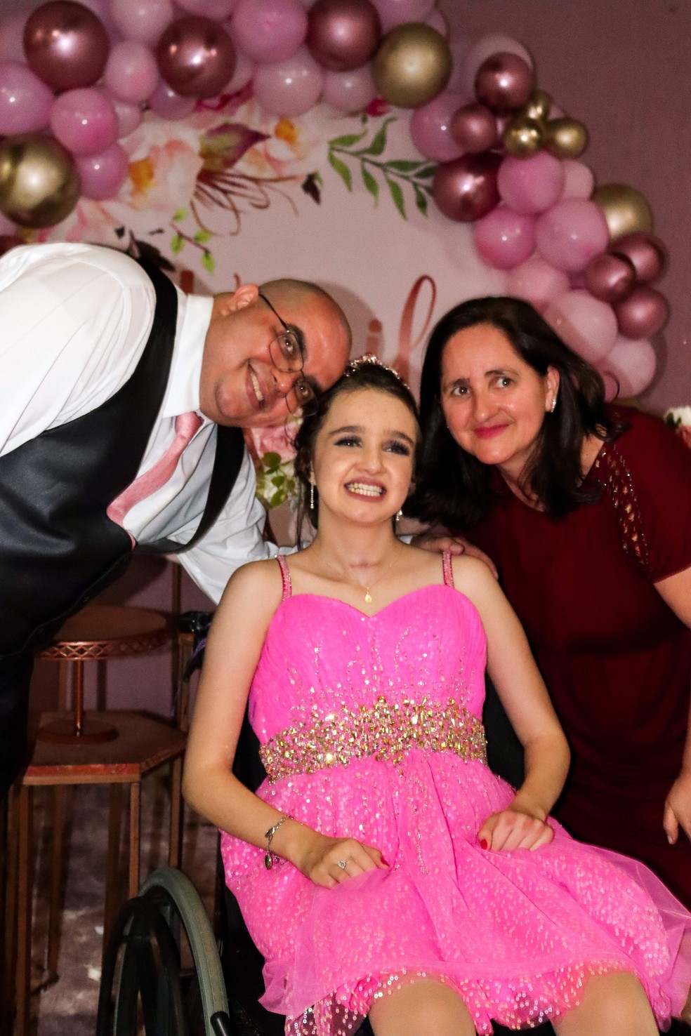 Festa de Kamila foi realizada no último sábado (22), em Bauru (SP) — Foto: APAE Bauru/Divulgação