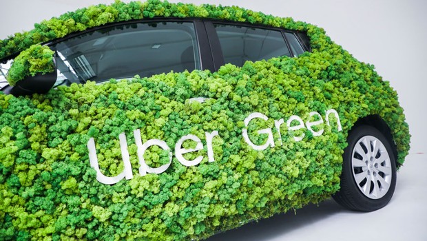 Lançamento Uber Green na Polônia (Foto: Beata Zawrzel/NurPhoto via Getty Images)