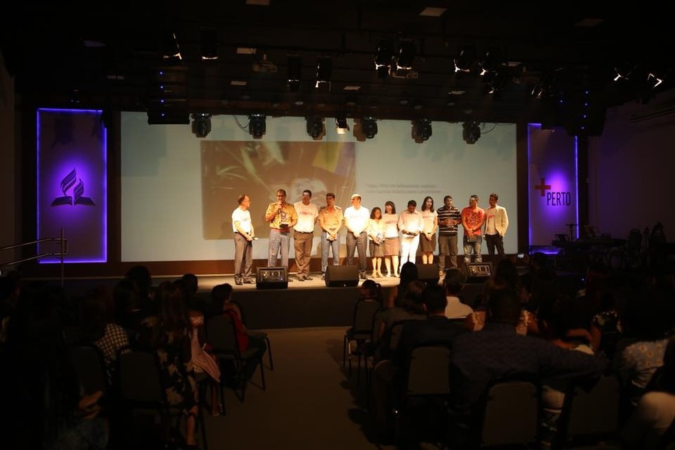 Imagem mostra Igreja Teatro — Foto: Reprodução