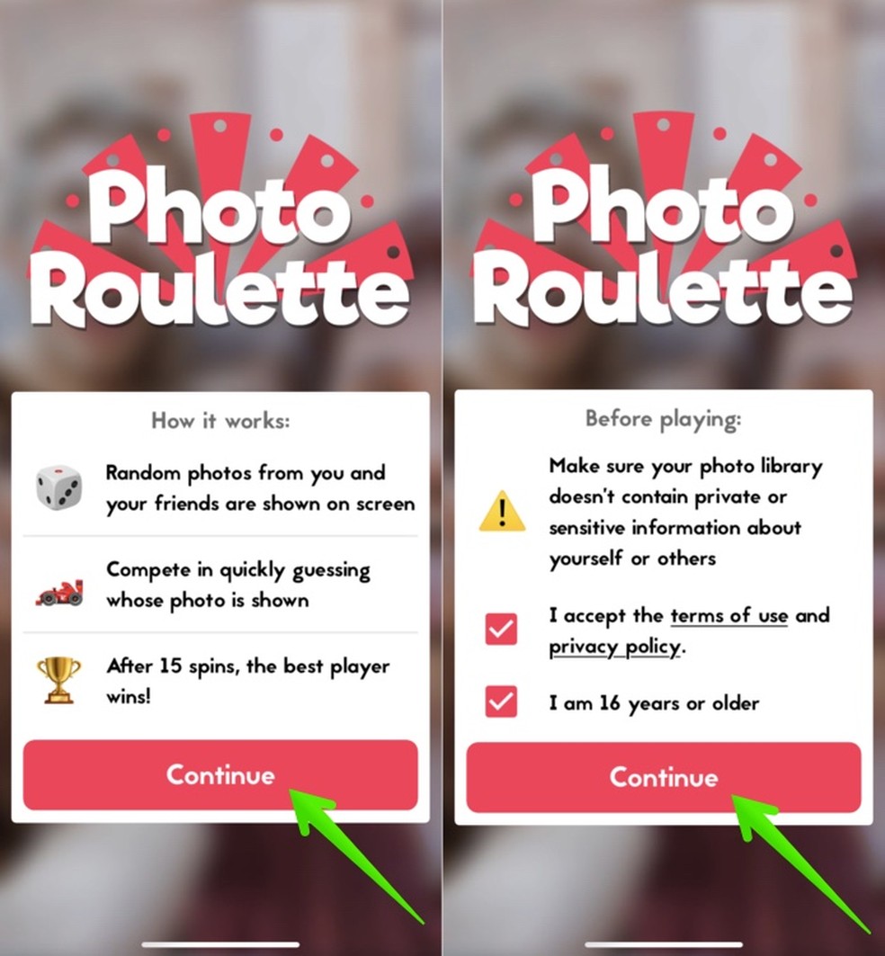 Photo Roulette Android App