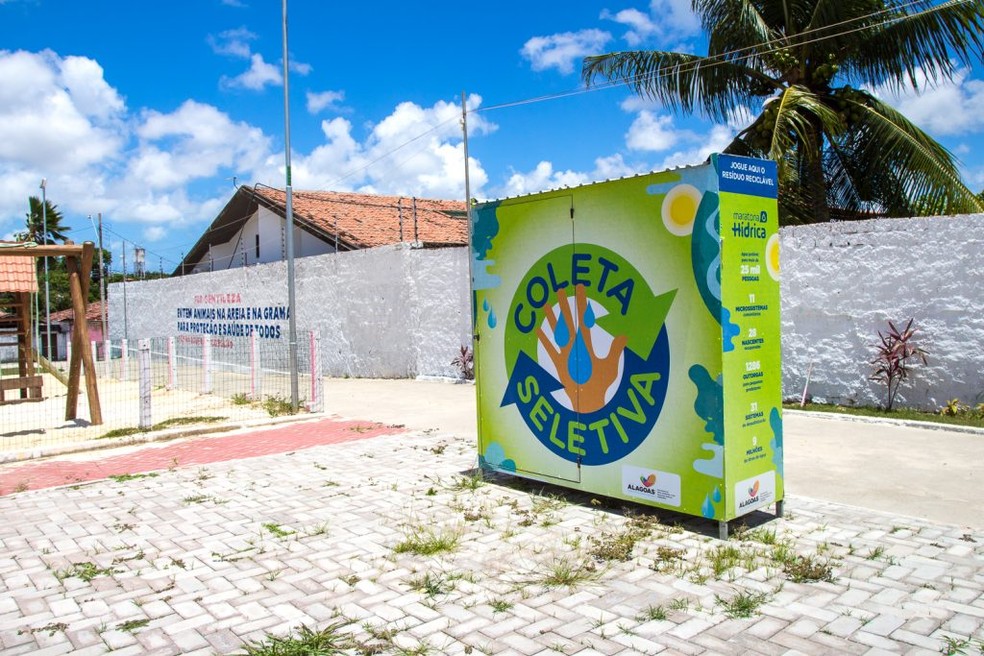 Maceió conta com 29 pontos de coleta seletiva  — Foto: Rafaela Chafer/Secom