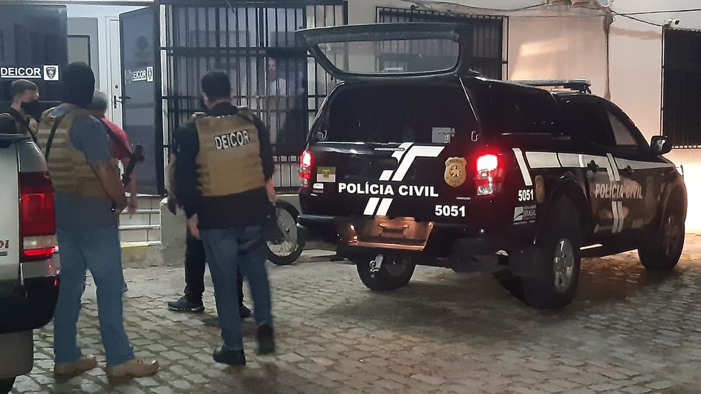 Prisões foram feitas nesta terça — Foto: Sérgio Henrique Santos/Inter TV Cabugi