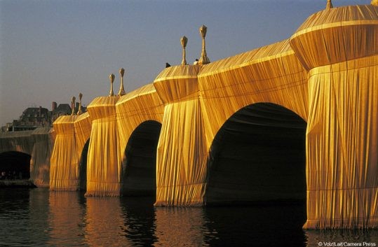Christo, obra Pont Neuf (Foto: Reprodução)