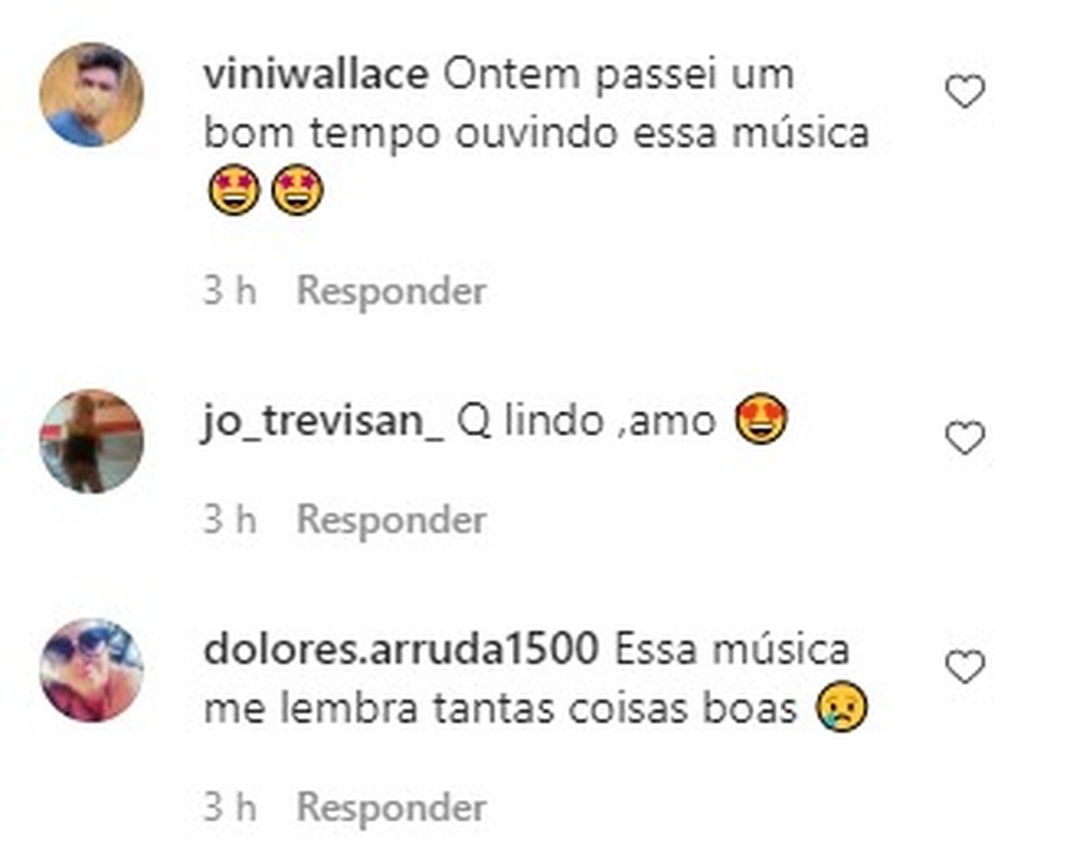 Música dos Tribalistas é elogiada em postagem de Cauã  — Foto: Reprodução / Instagram 