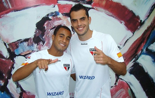 Rhodolfo e Lucas, São Paulo (Foto: Site Oficial / saopaulofc.net)