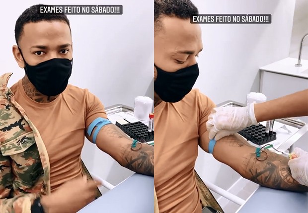 Nego do Borel faz exames para rebater que não transmitiu HPV a Duda Reis (Foto: Reprodução/Instagram)