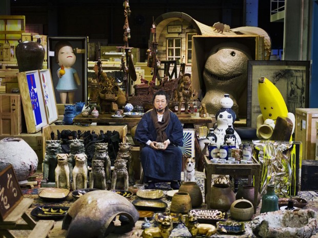 Takashi Murakami e sua coleção particular (Foto: Divulgação/Kentaro Hirao)