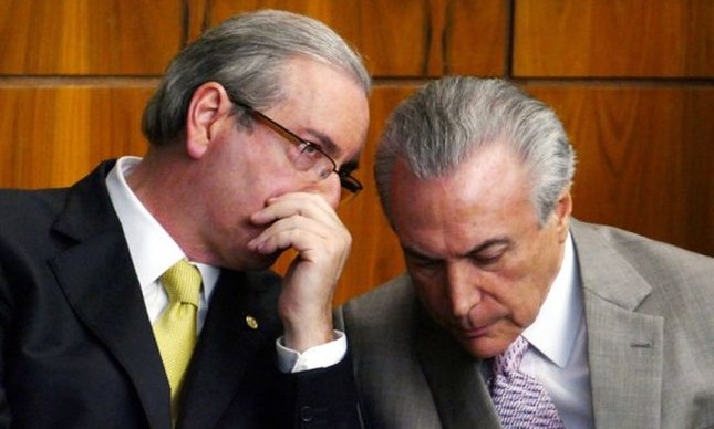 Eduardo Cunha e Michel Temer