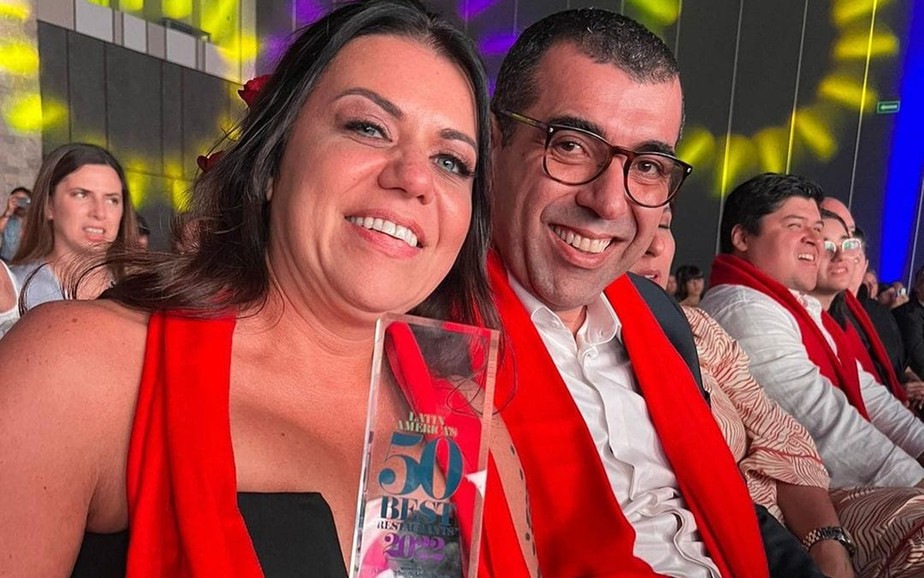 Janaina e Jefferson Rueda no Latin America's 50 Best em Mérida, no México