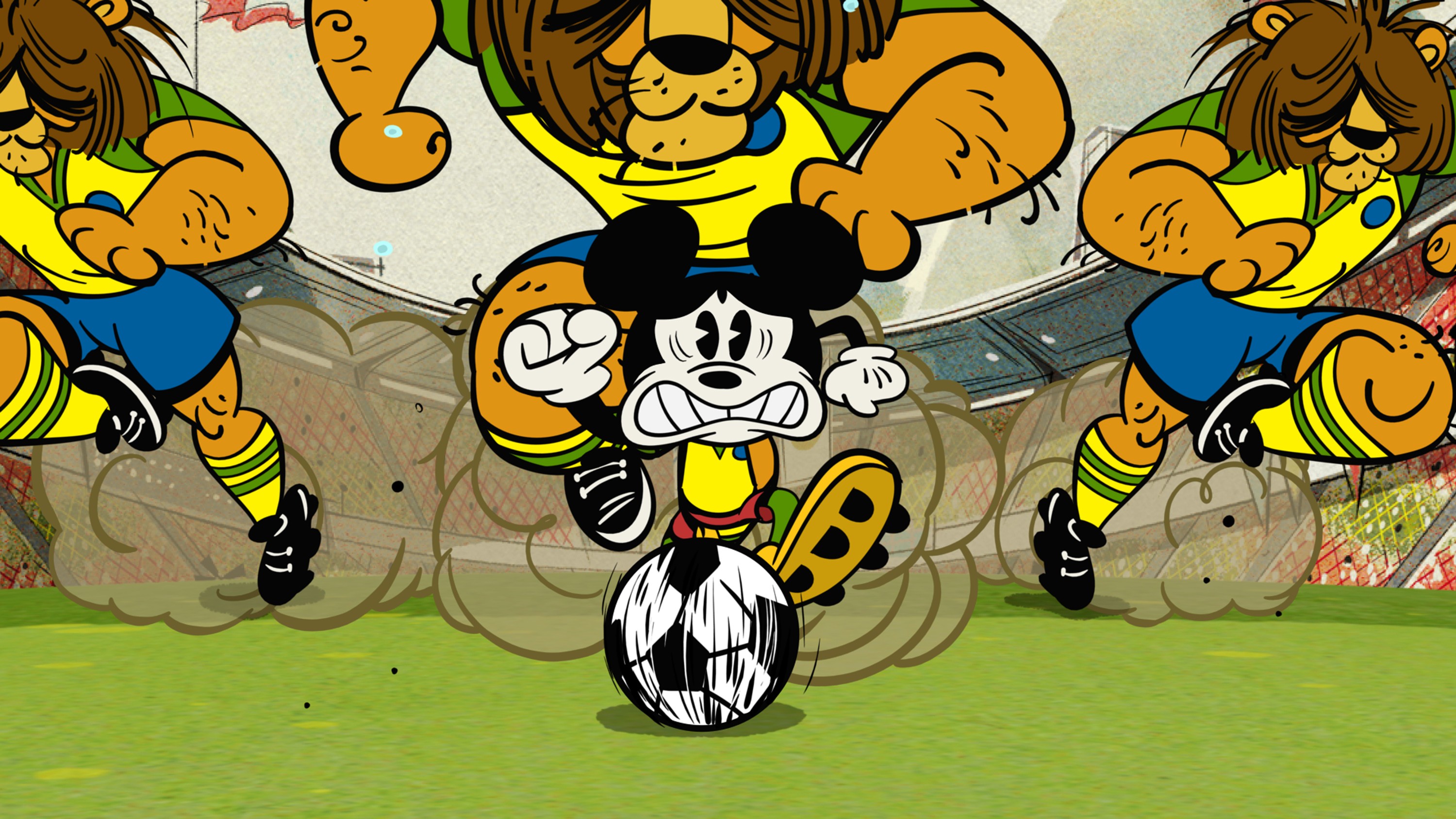 Mickey Mouse no curta Futebol (Foto: Divulgação)