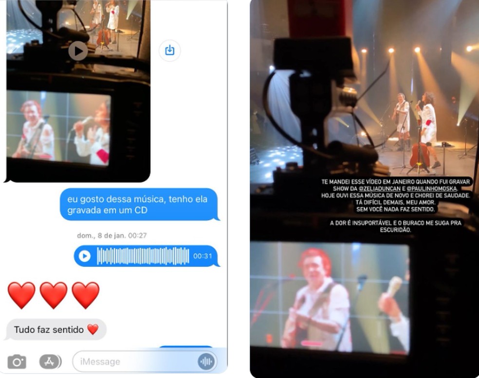 Viúvo do Twitter teria usado conteúdos que enviou para amante para homenagear a mulher — Foto: Reprodução