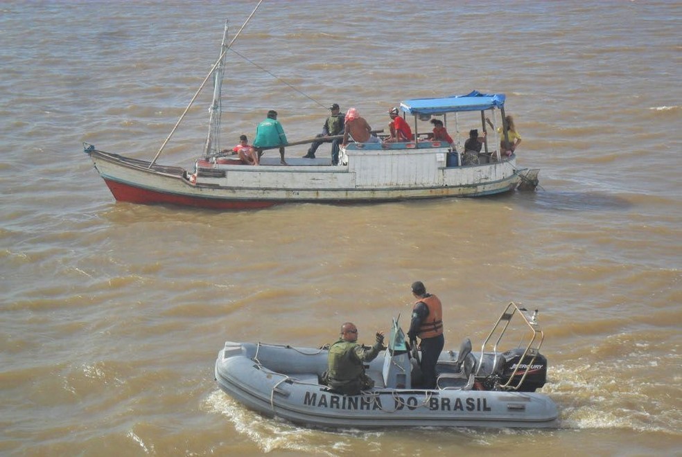 Embarcação estava irregular, aponta Capitania dos Portos. (Foto: Reprodução / Marinha do Brasil)