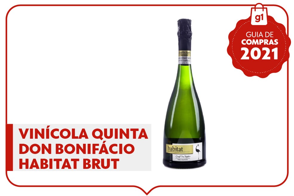 Espumantes Vinícola Quinta Don Bonifácio Habitat Brut  — Foto: g1