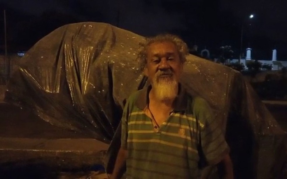 Genivaldo Ferreira Souza, 63 anos — Foto: Pastoral do Povo da Rua