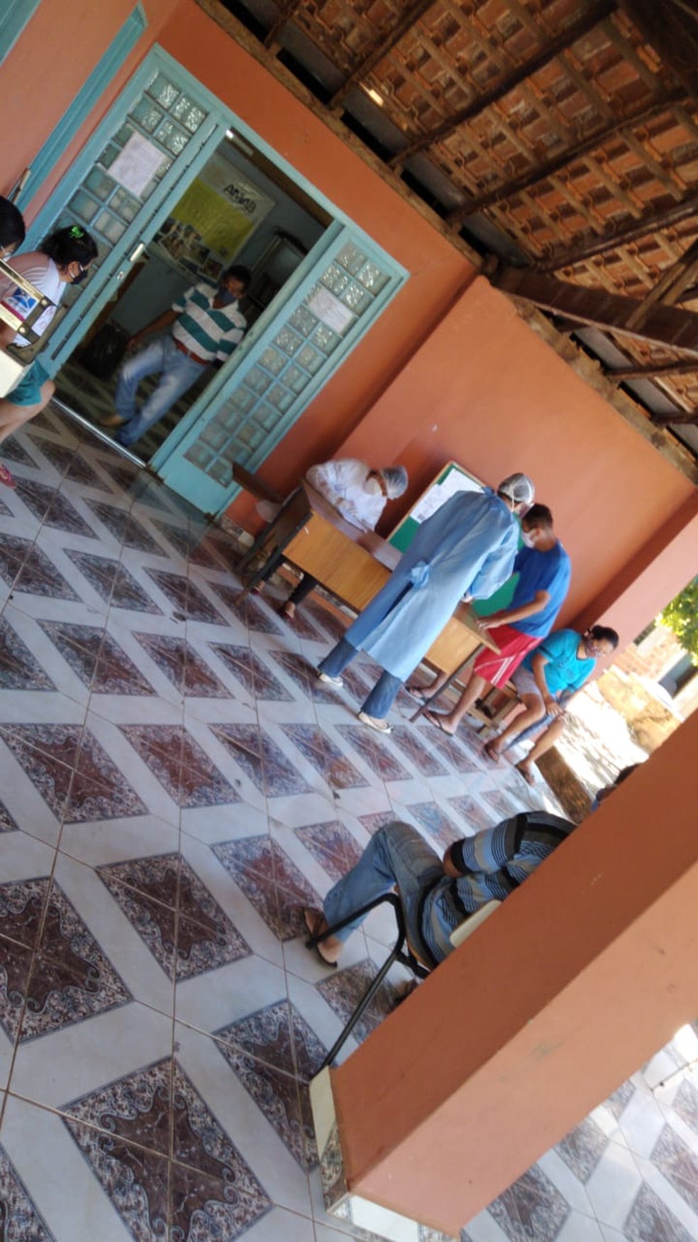 Atendimento em aldeia de MS — Foto: G1 MS