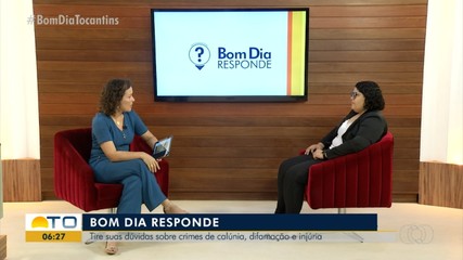Telespectadores relatam situações e tiram dúvidas sobre injúria, calúnia e difamação