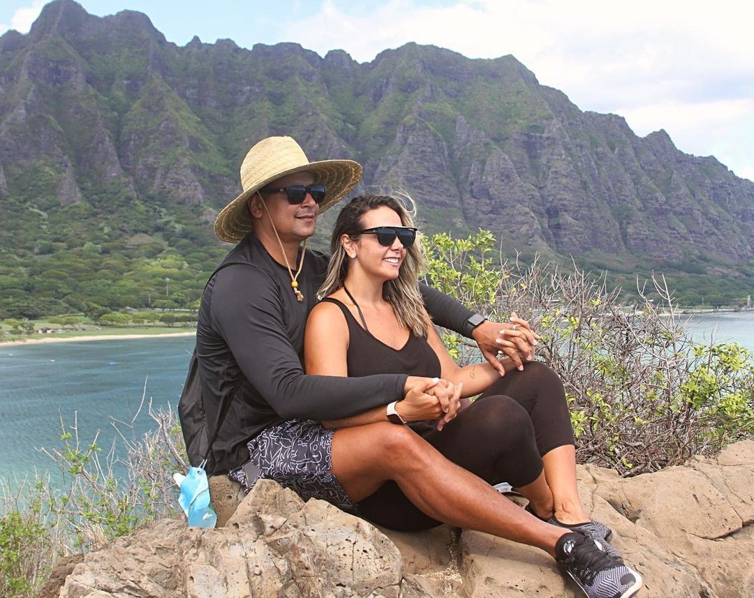 Carla Perez e Xanddy mostram fotos inéditas no Havaí para celebrar os 19 anos de união (Foto: Reprodução/Instagram)