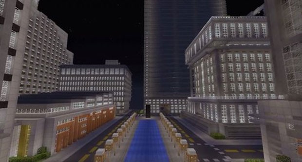 Os jovens estão projetando cidades com o Minecraft