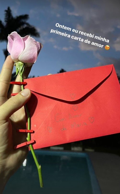 Whindersson Nunes recebe carta romântica de Maria Lina (Foto: Reprodução/Instagram)