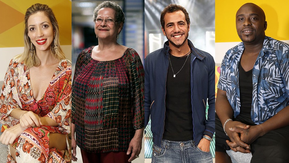 Fernanda, Geralda, Matheus e William disputaram duas vagas no BBB16 — Foto: TV Globo
