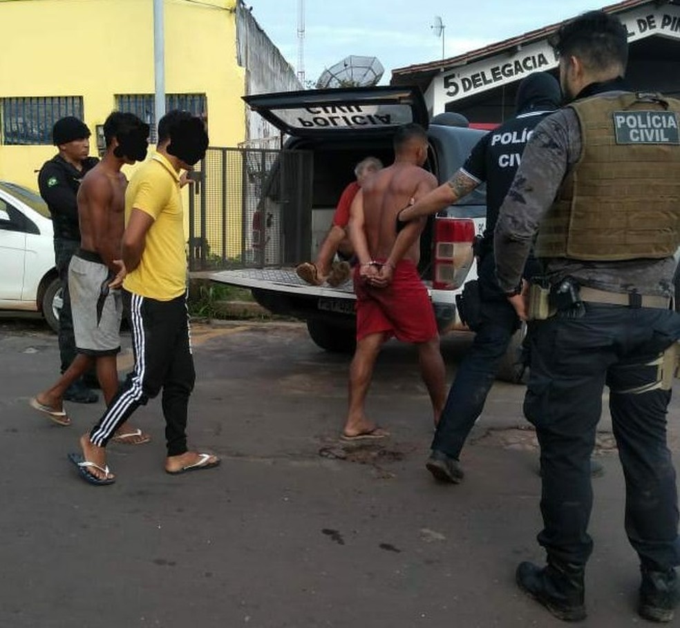 Suspeitos presos por levar abusar sexualmente de menina de 10 anos em Pinheiro, no Maranhão — Foto: Divulgação/Polícia Civil